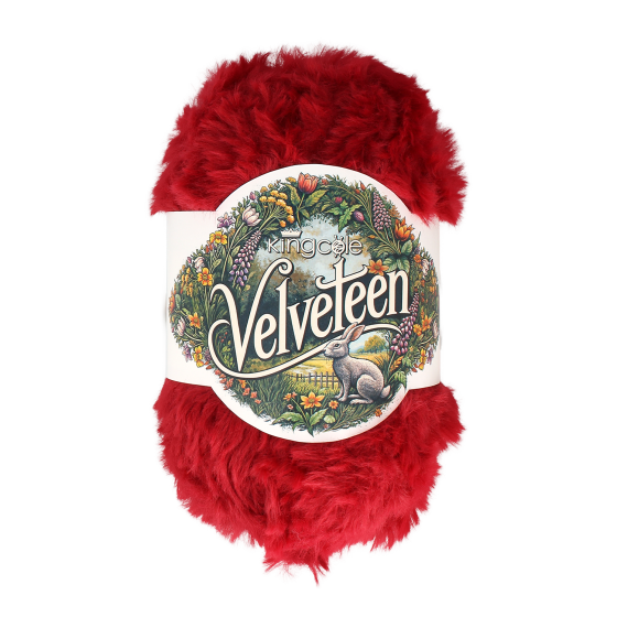 King Cole Super Chunky Velveteen - Timeless Crimson 6127