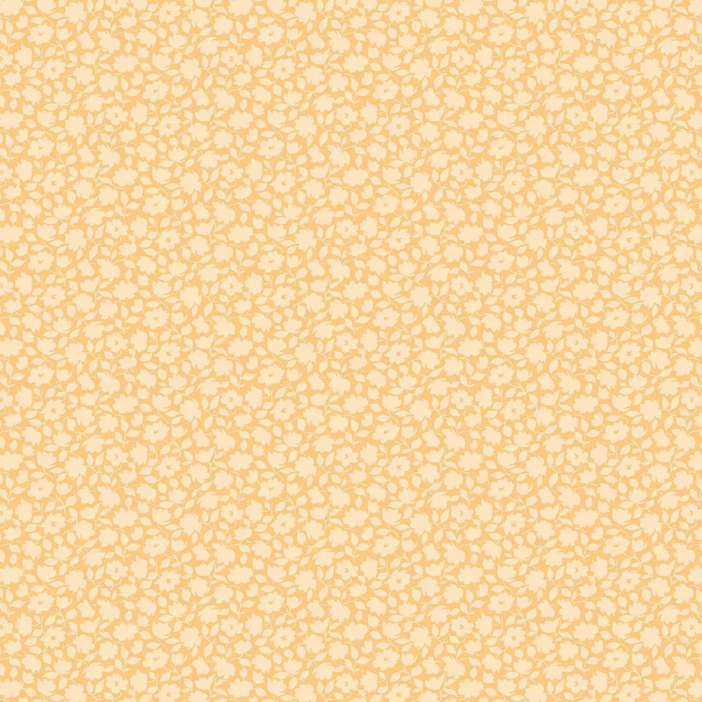 100% Cotton Floral Silhouette  By Makower