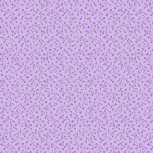 100% Cotton Heart Vine Pansy By Makower
