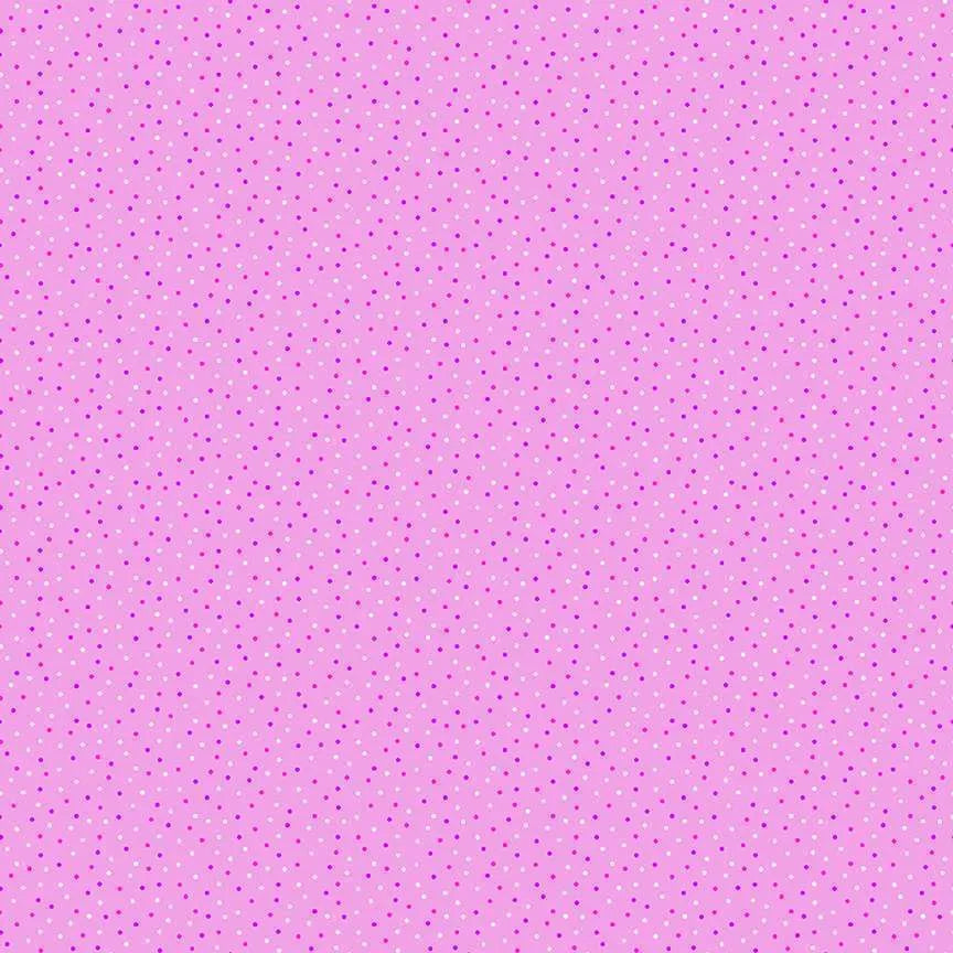 100% Cotton Pips Purple Pink By Makower