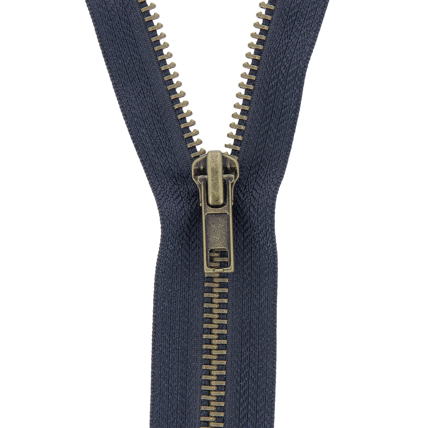 Brass Jeans/ Trouser Zip (Closed End) 15cm- Various Colours