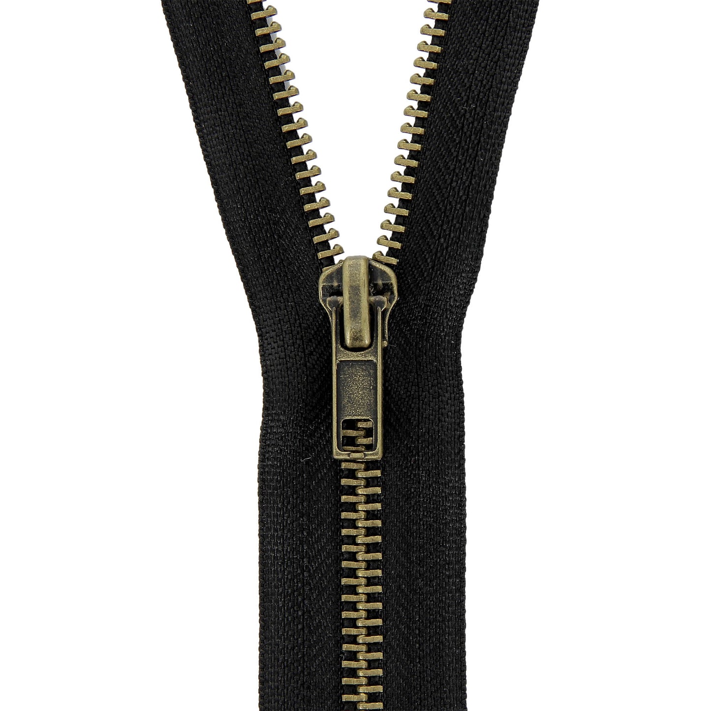 Brass Jeans/ Trouser Zip (Closed End) 15cm- Various Colours