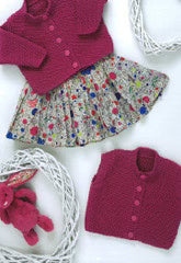 Jenny watson 5021 Waistcoat and Cardigan  Double Knitting