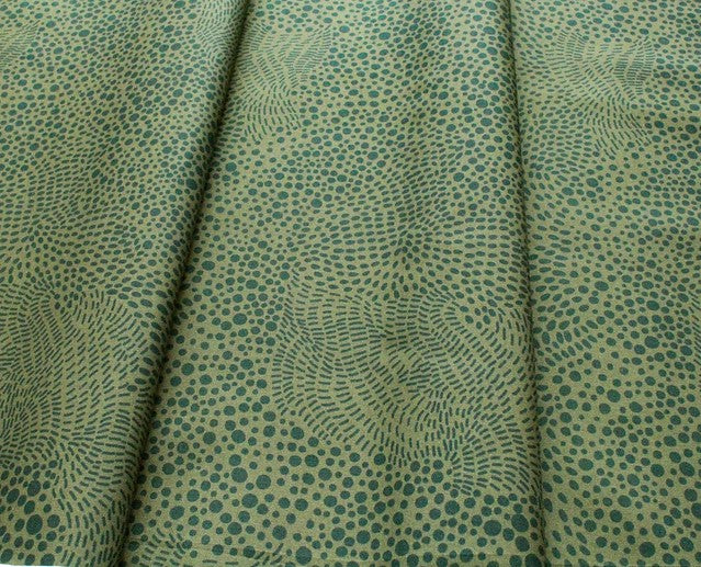 100% Cotton Zebra Tracks - Green