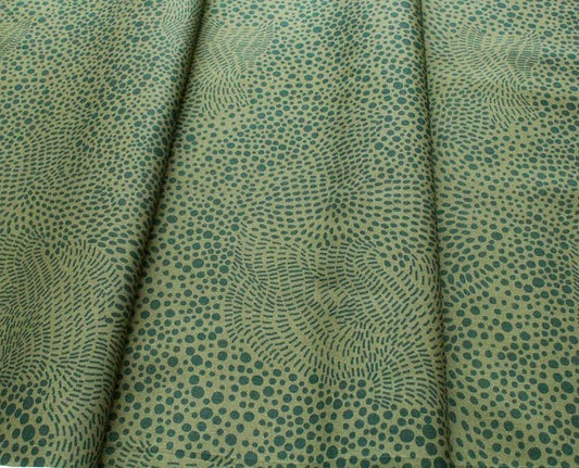 100% Cotton Zebra Tracks - Green