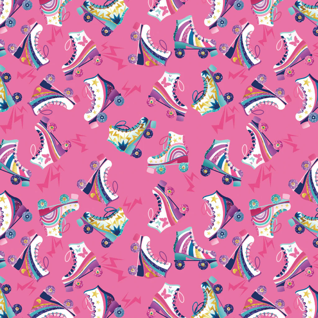 100% Cotton Lets Roll - Skates