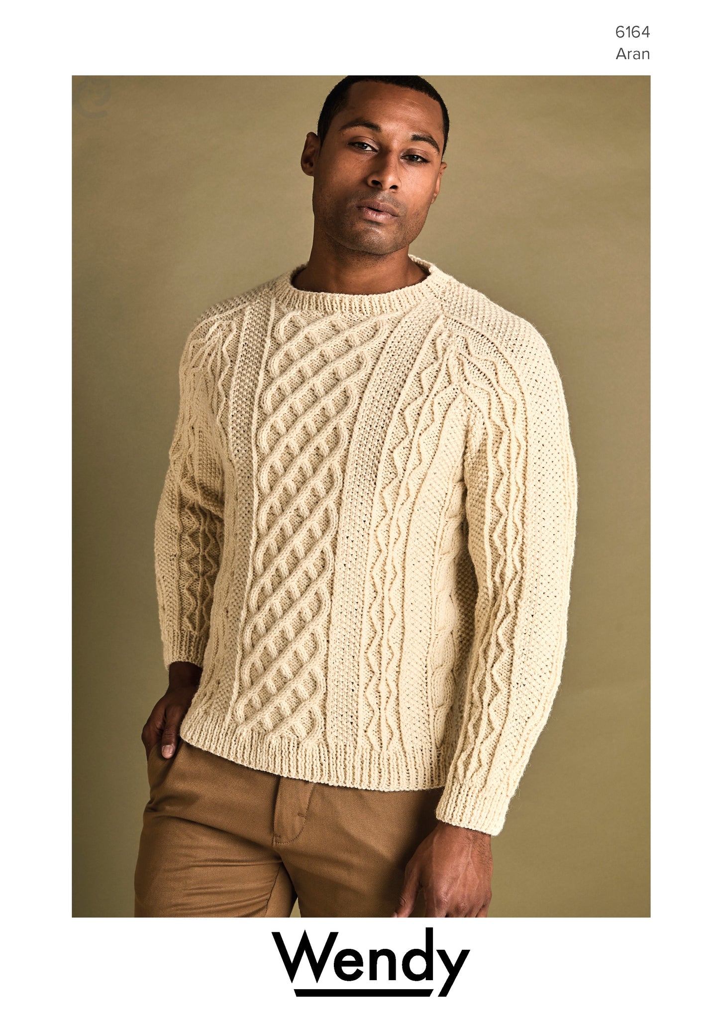 Wendy 6164 Knitting Pattern Aran