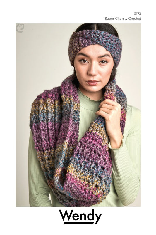 Wendy 6173 Crochet Pattern Super Chunky