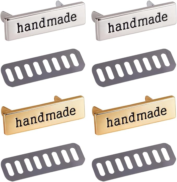 Metal Bag Tag - "Handmade"