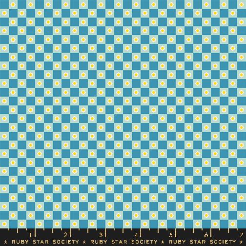 100% Cotton Animal Animal - Vintage Blue By Ruby Star For Moda