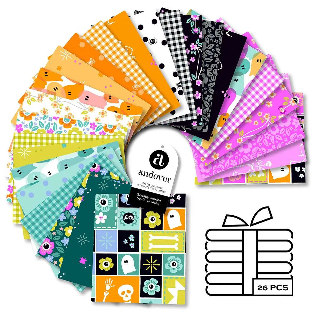 Ghostly Garden Fat Quarter Bundle 26 Pieces