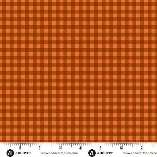 100% Cotton Harvest Home Cosy Plaid By Amy Latta Fall - Andover
