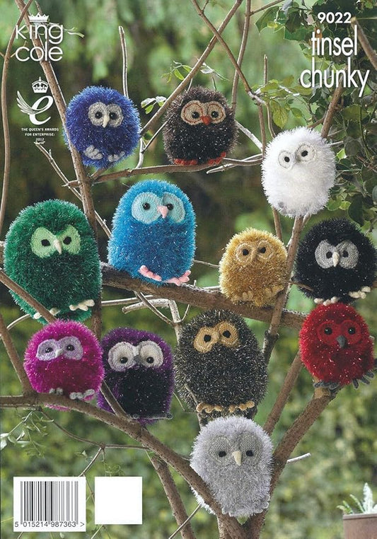 King Cole 9022 Owl Knitting Pattern