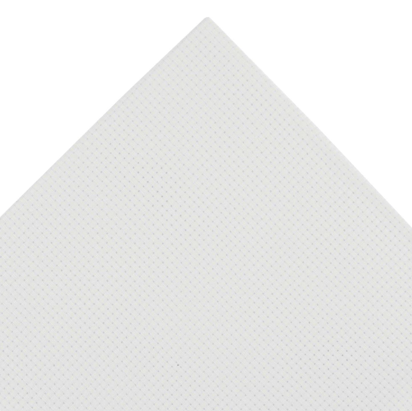 100% Cotton 11 count Aida White