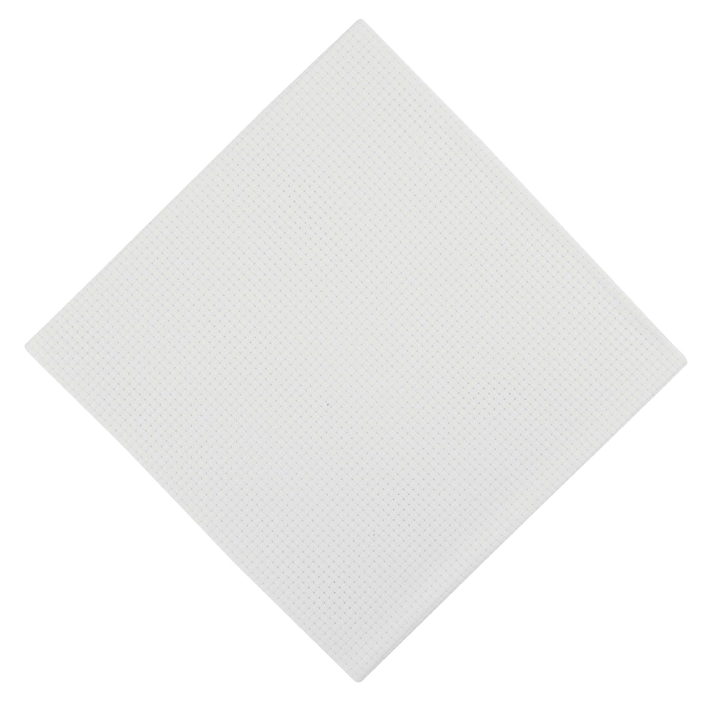 100% Cotton 11 count Aida White