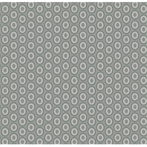 100% Cotton Silver - Oval Elements