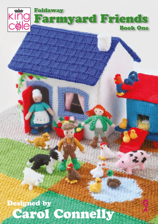 Foldaway Farmyard Friends - King Cole Knitting Book one