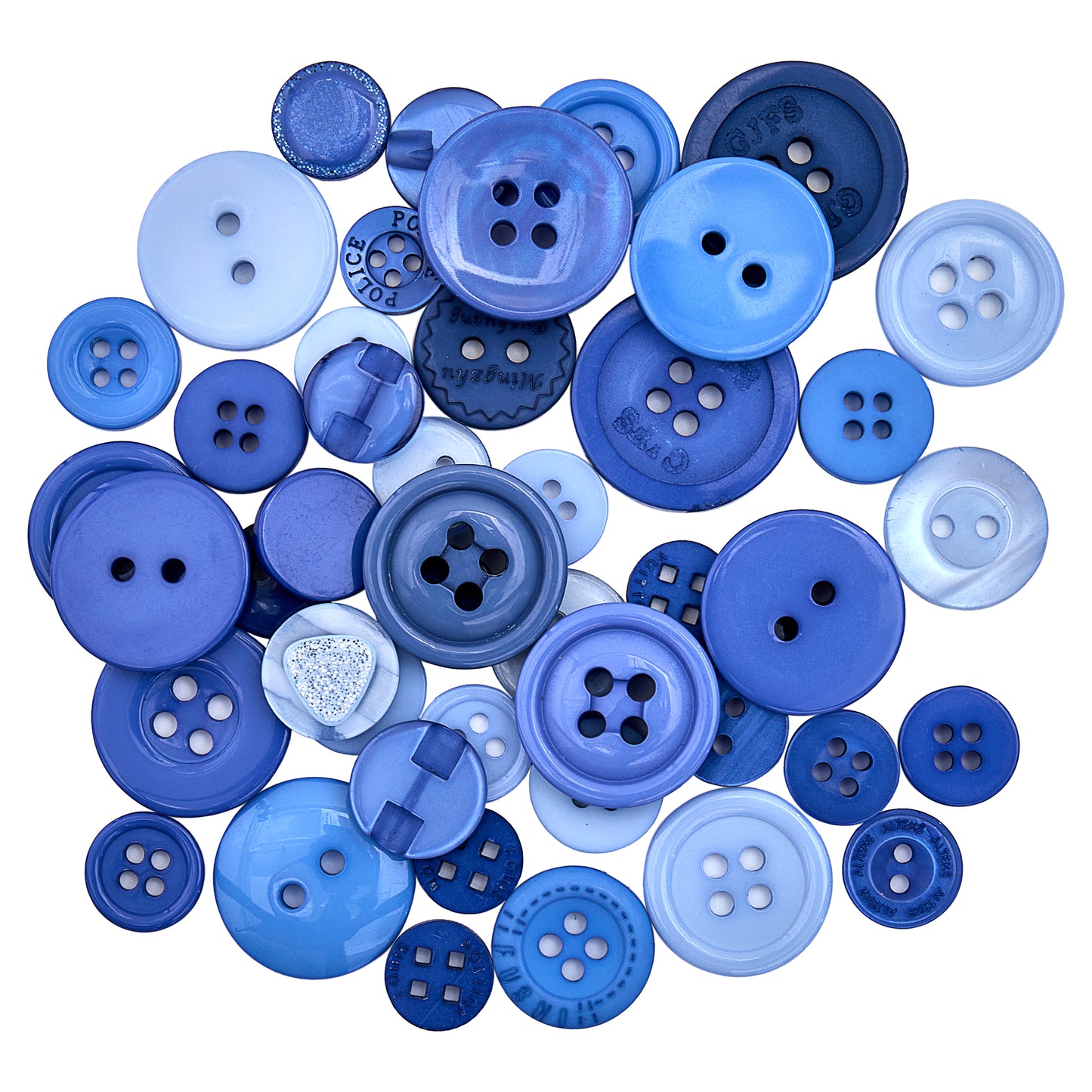 Button Tubes Various Colours Bright