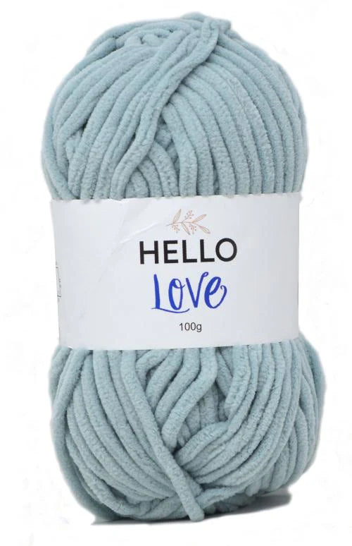Hello Love Yarn - Blue Grey - Super Chunky