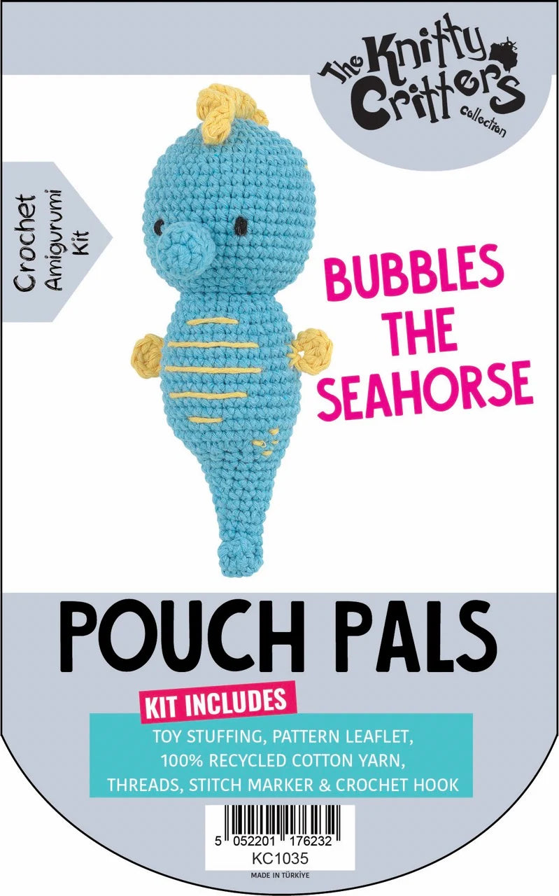 Pouch Pals - Bubbles The Seahorse