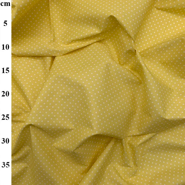 100% Cotton White Spot On Lemon
