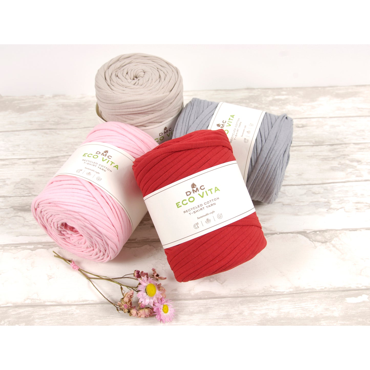 DMC Eco Vita T-Shirt Yarn - Red