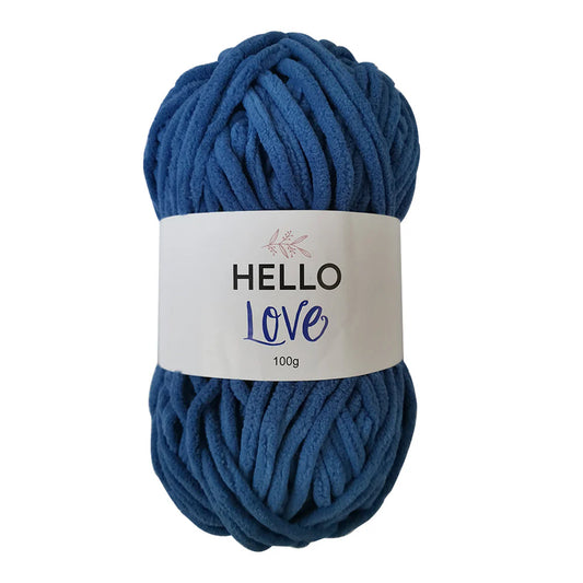 Hello Love Yarn - Dolphin Blue - Super Chunky