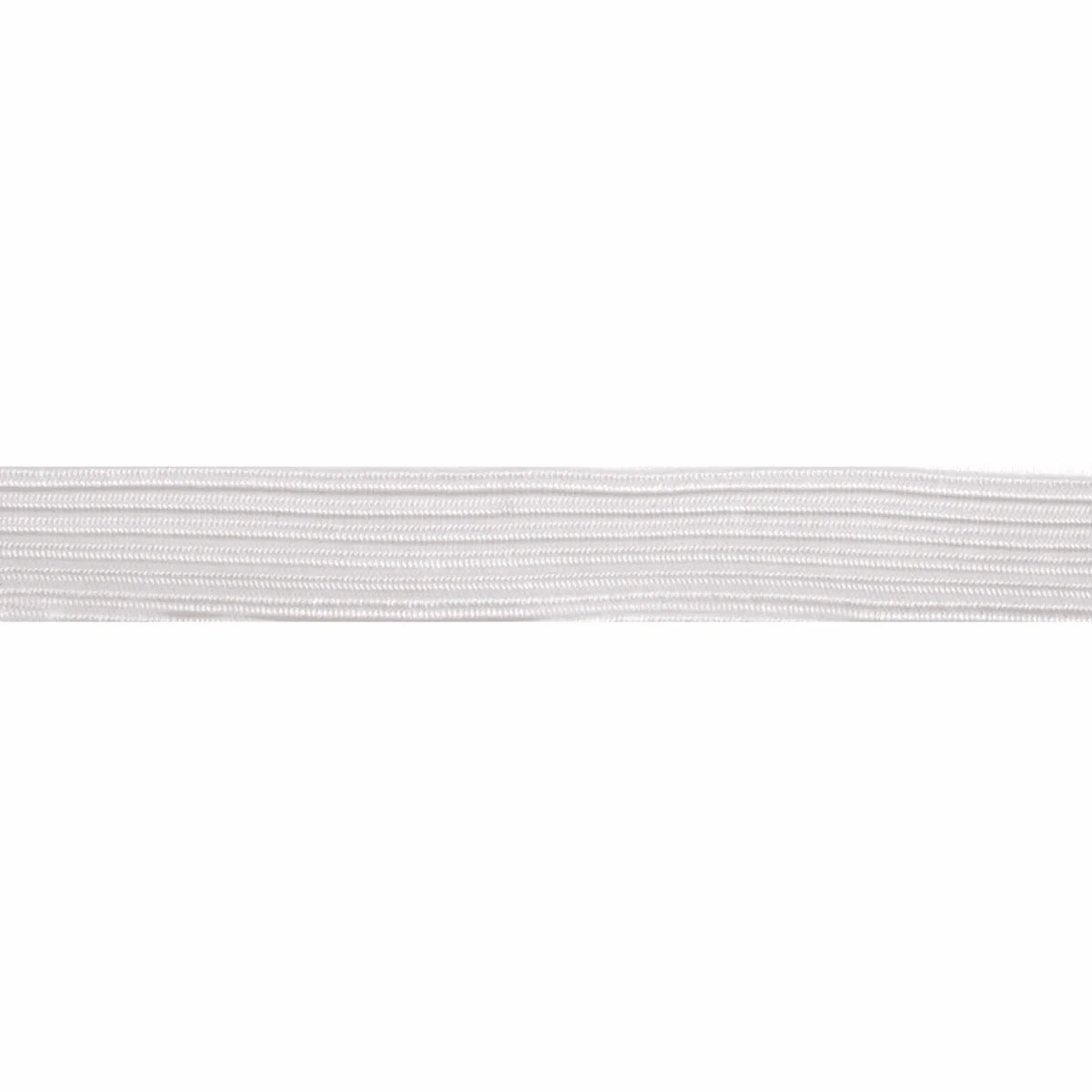 White Elastic- Various Widths