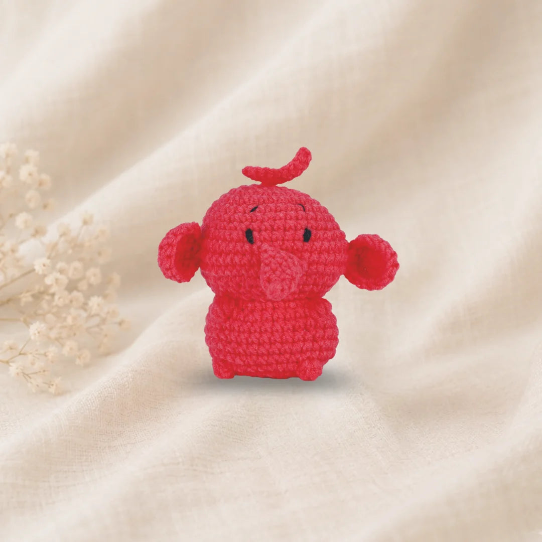 The Knitty Critters Ellie Elephant Pouch Pals