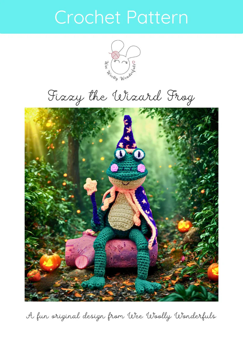 Wee Woolly Wonderfuls - Fizzy The Wizard Frog