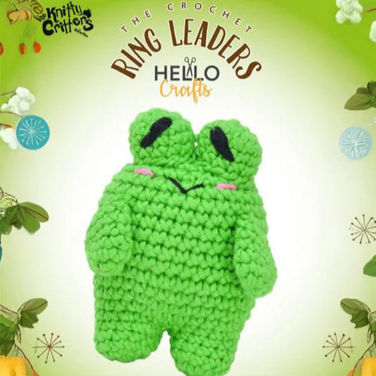 The Knitty Critters Woodland Frog Ring Leaders