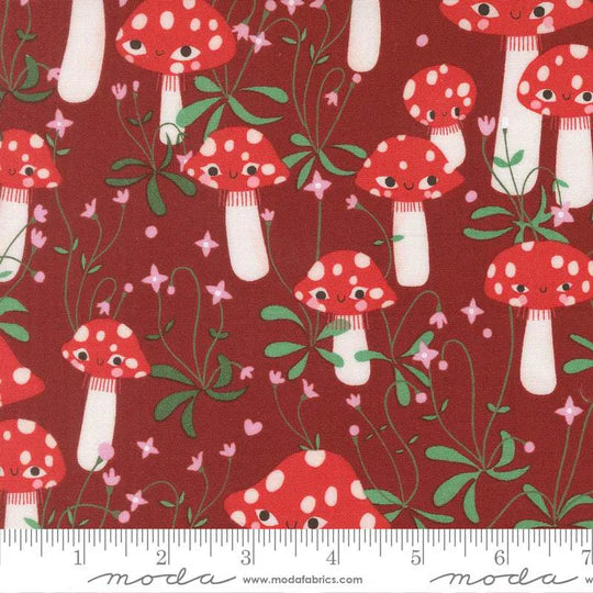 100% Cotton Funny Valentine - Rose By Lizzy House