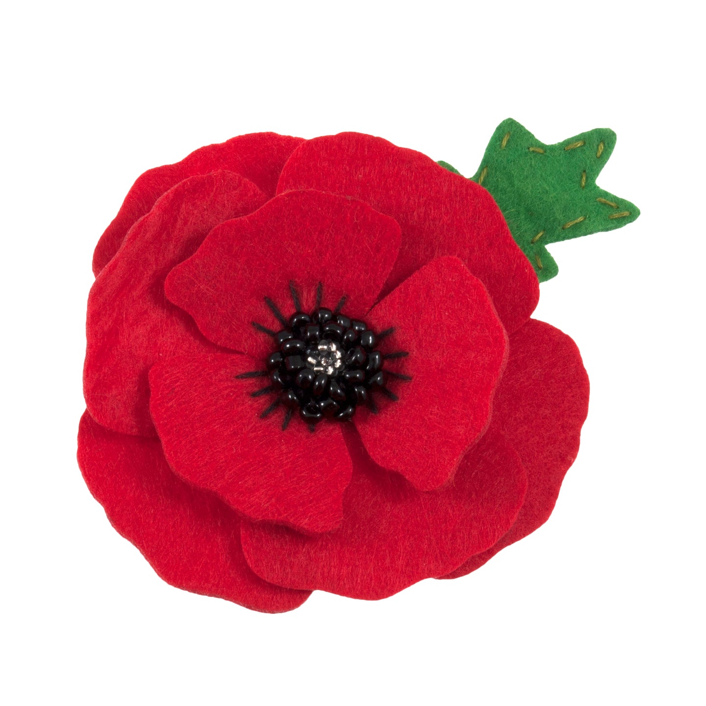 Felt Brooch Kit - Poppy