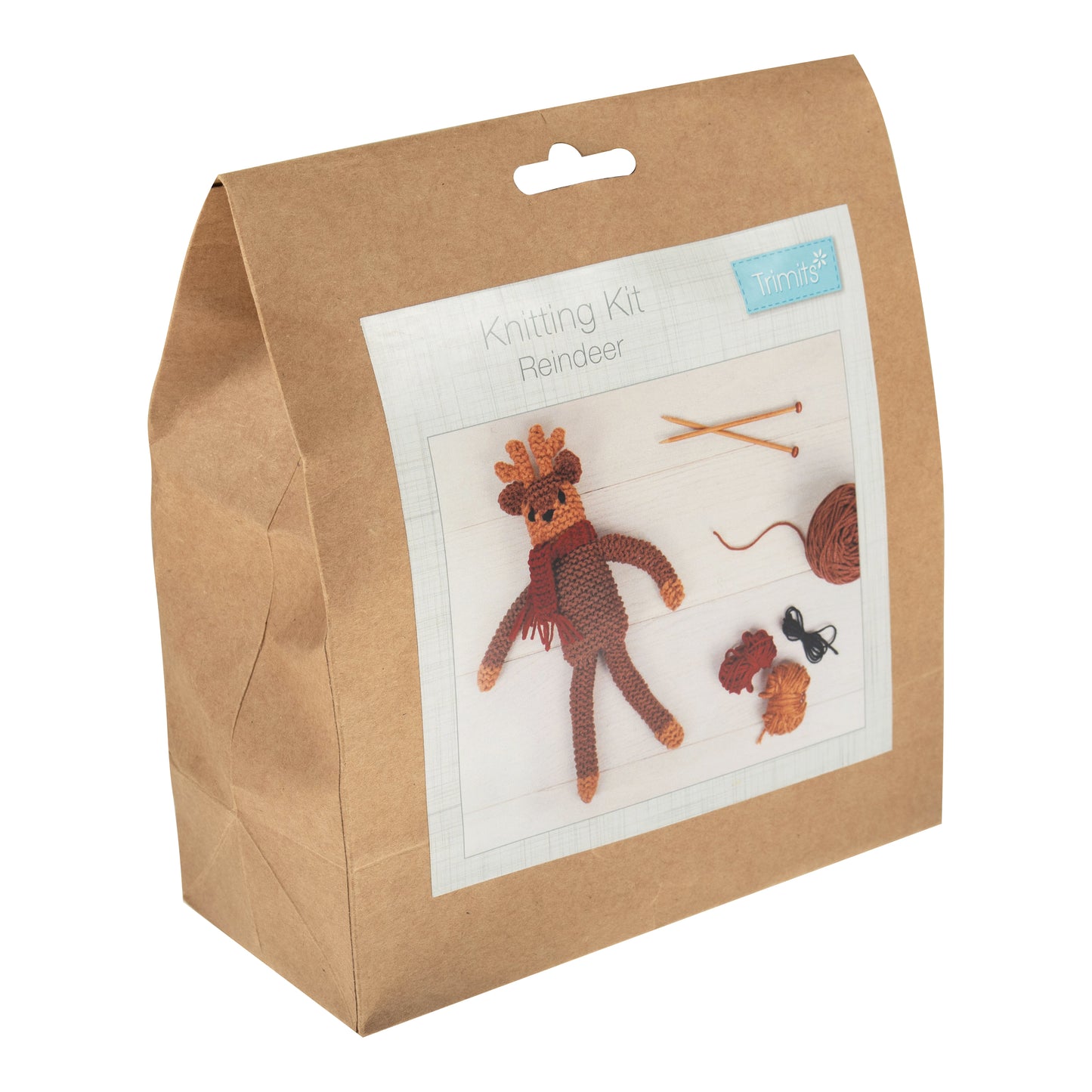 Trimmits Make your own -  Reindeer Knitting Kit