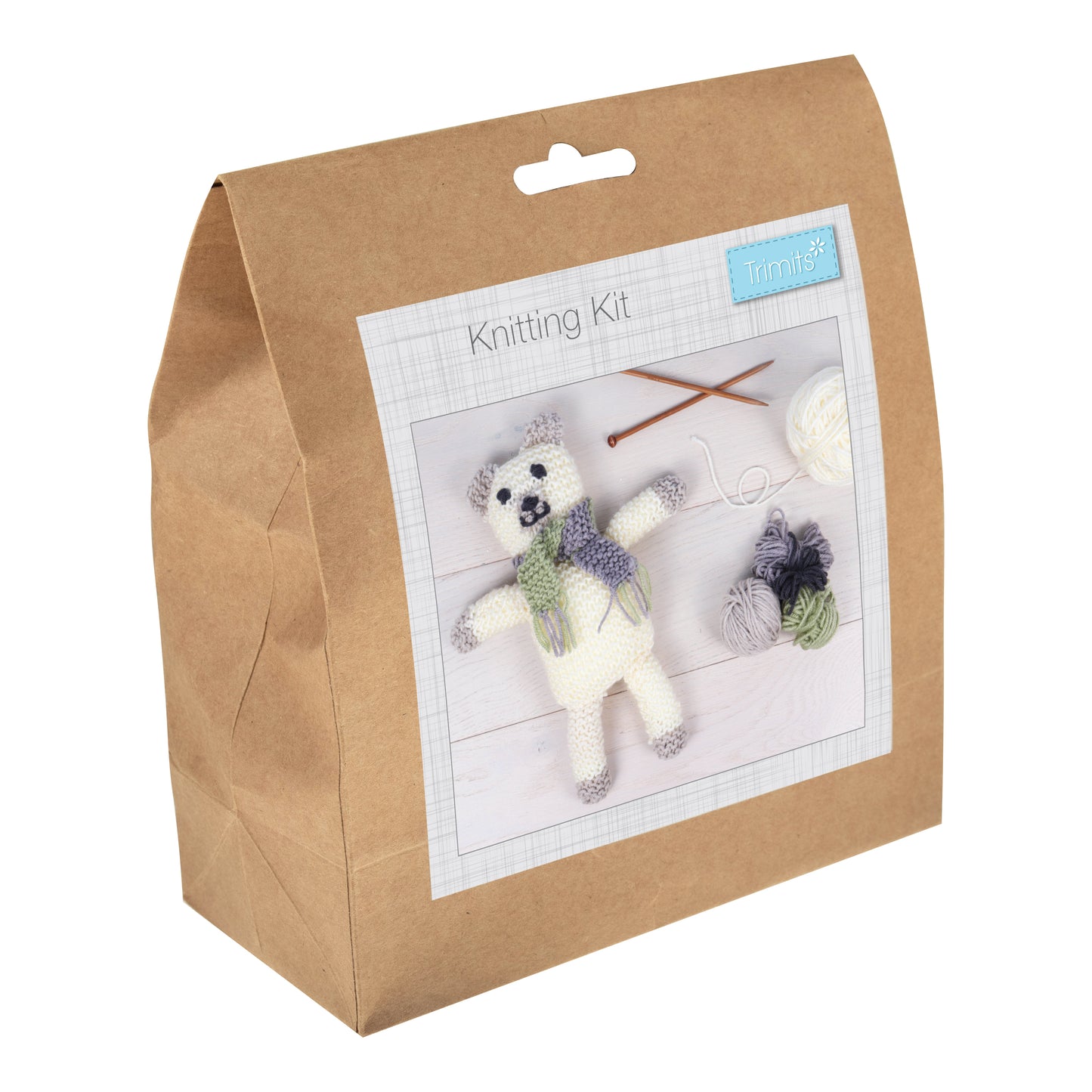 Trimmits Make your own -  Teddy Knitting Kit