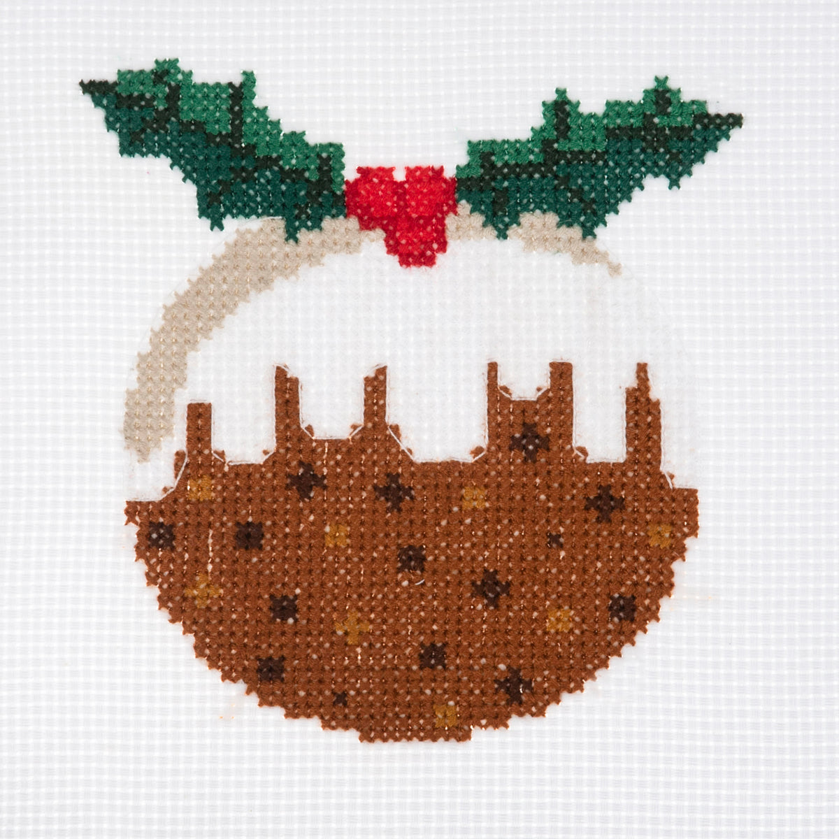 Trimmits Make your own -  Counted Cross Stitch Kit: Mini: Christmas: Christmas Pudding