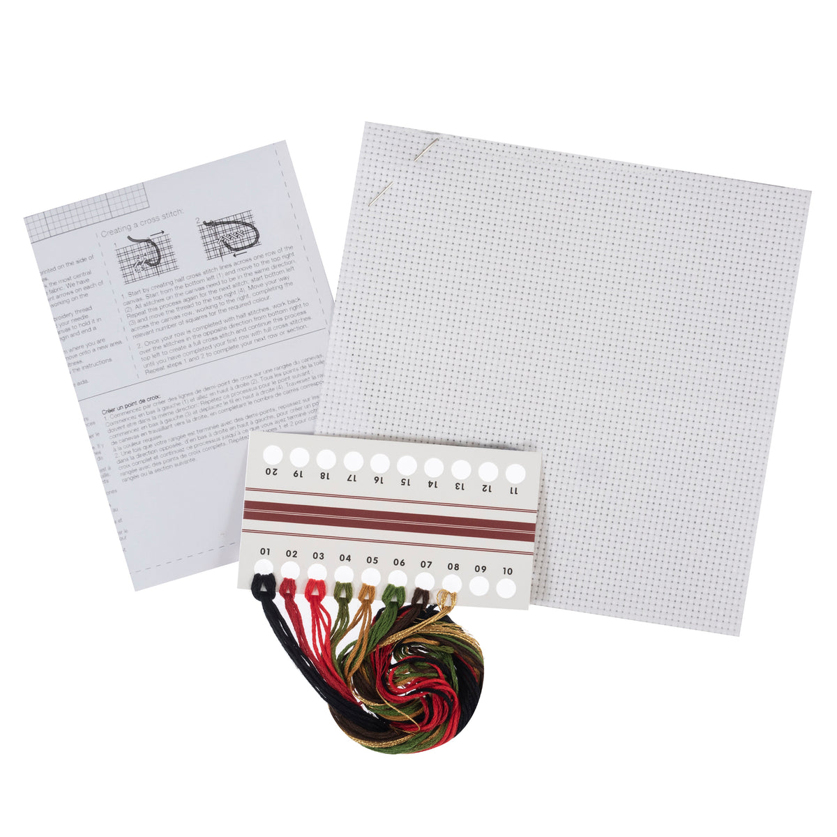 Trimmits Make your own -  Counted Cross Stitch Kit: Mini: Christmas: Wreath