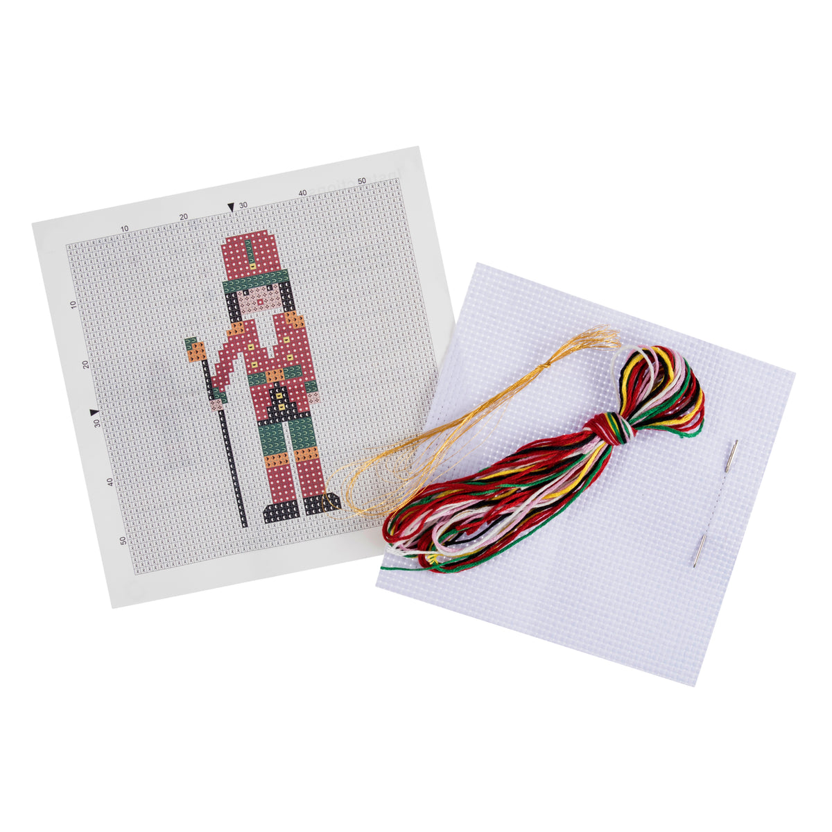 Trimmits Make your own -  Counted Cross Stitch Kit: Mini: Christmas: Nutcracker