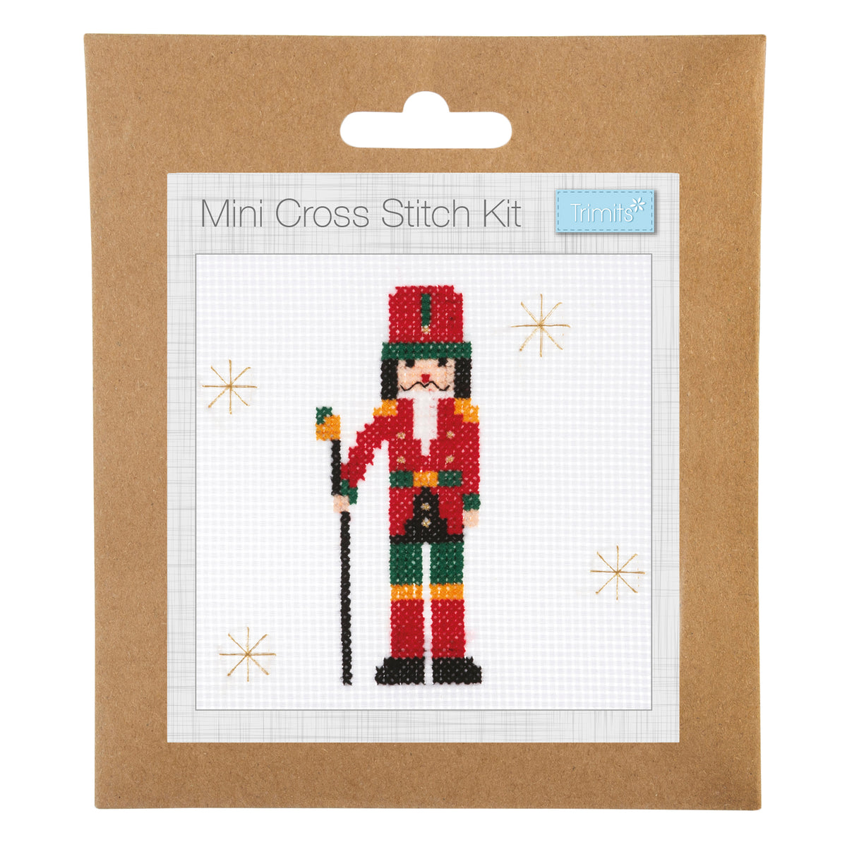 Trimmits Make your own -  Counted Cross Stitch Kit: Mini: Christmas: Nutcracker