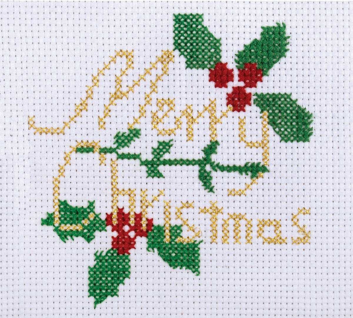 Trimmits Make your own -  Counted Cross Stitch Kit: Mini: Christmas: Merry Christmas