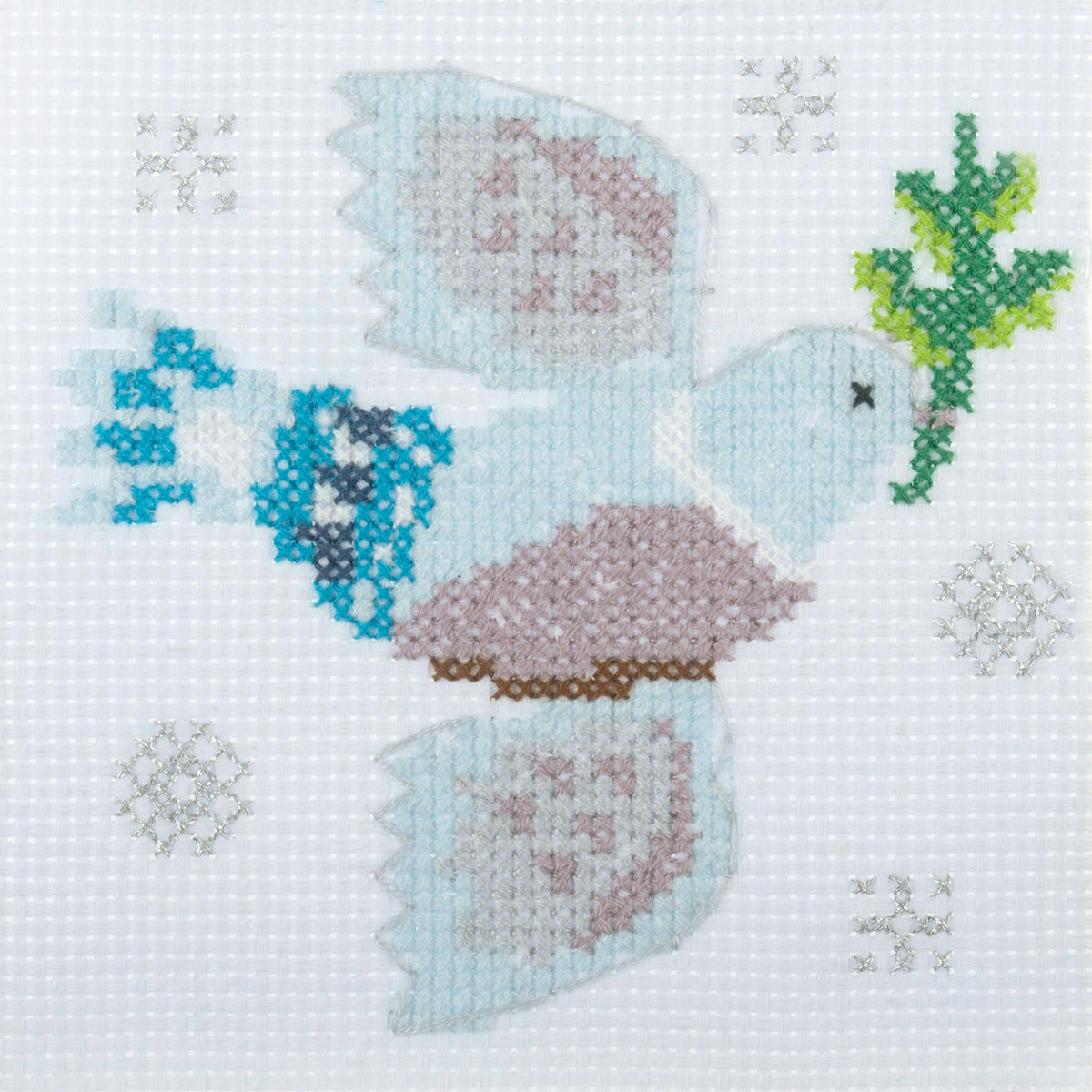 Trimmits Make your own -  Counted Cross Stitch Kit: Mini: Scandi Dove