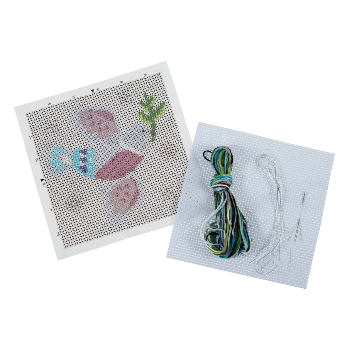 Trimmits Make your own -  Counted Cross Stitch Kit: Mini: Scandi Dove