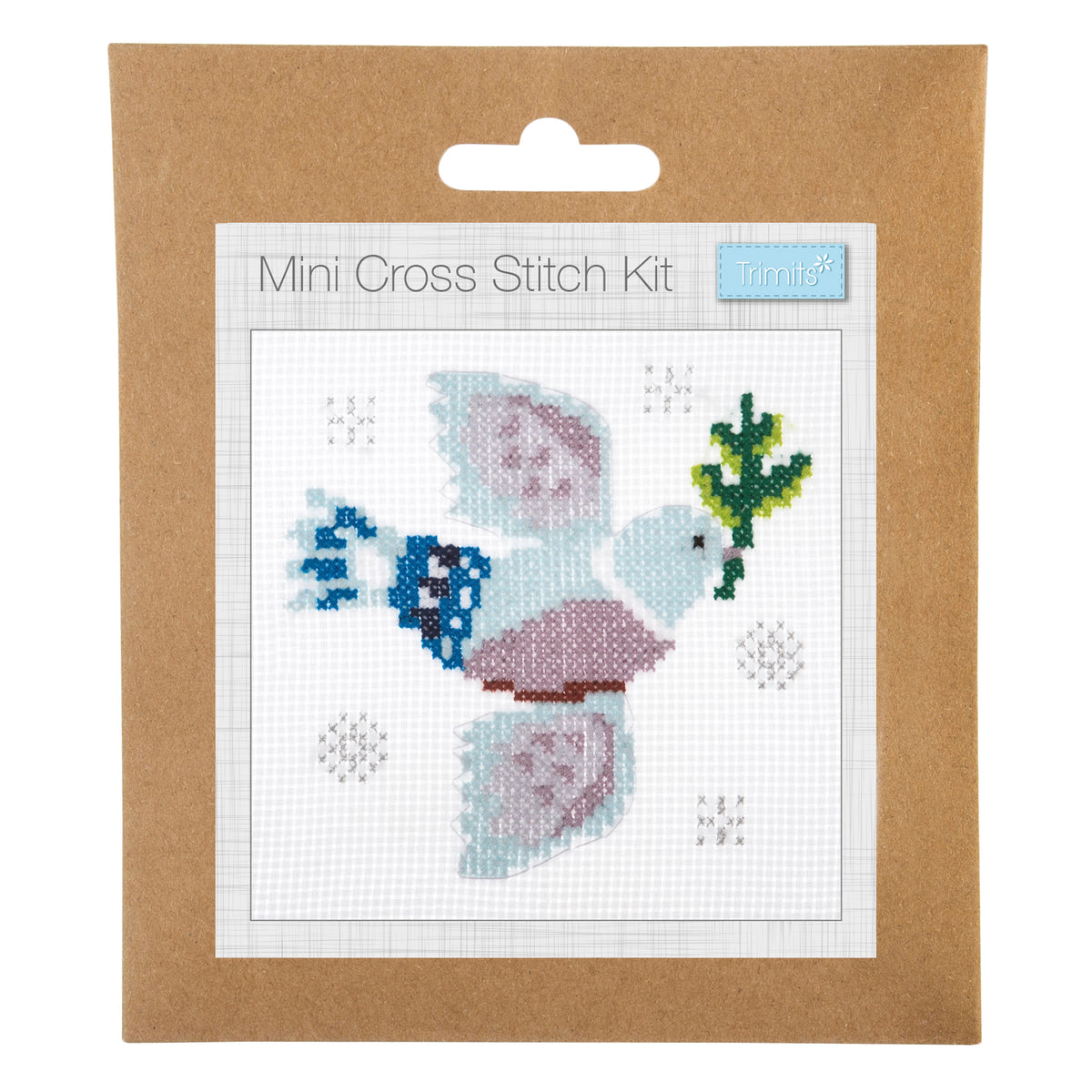 Trimmits Make your own -  Counted Cross Stitch Kit: Mini: Scandi Dove