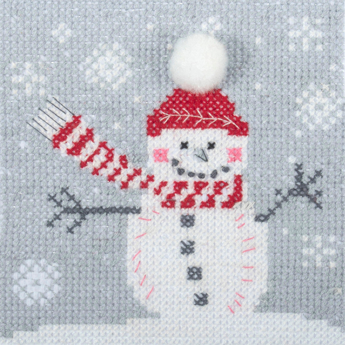 Trimmits Make your own -  Counted Cross Stitch Kit: Mini: Snowman