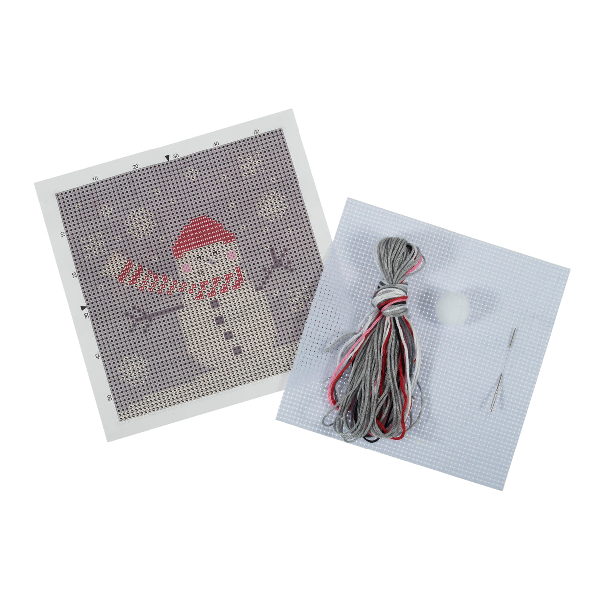Trimmits Make your own -  Counted Cross Stitch Kit: Mini: Snowman