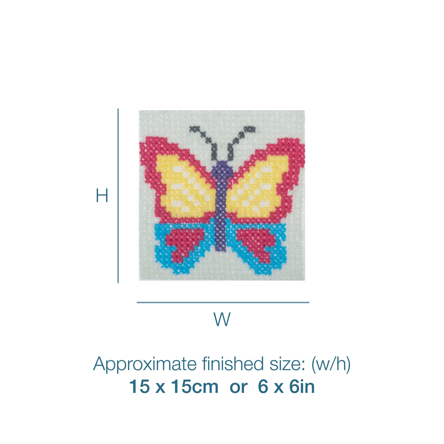 Trimmits Make your own -  Counted Cross Stitch Butterfly Kit