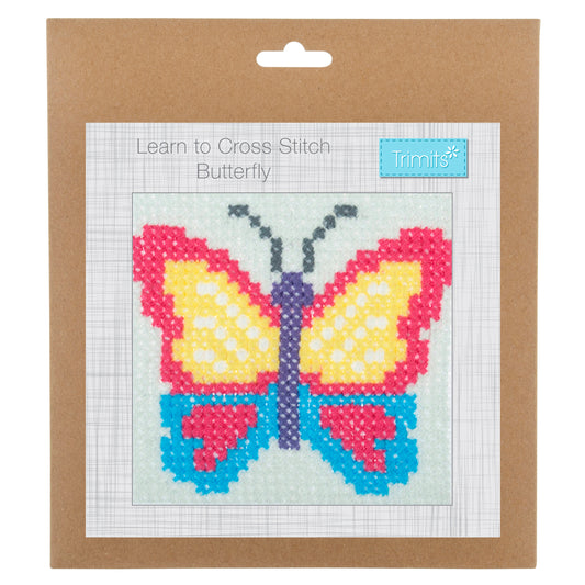 Trimmits Make your own -  Counted Cross Stitch Butterfly Kit