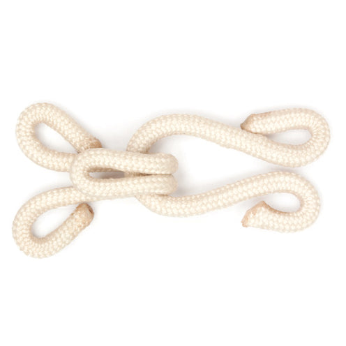 Hemline Hooks and Eyes Fur Coat Beige