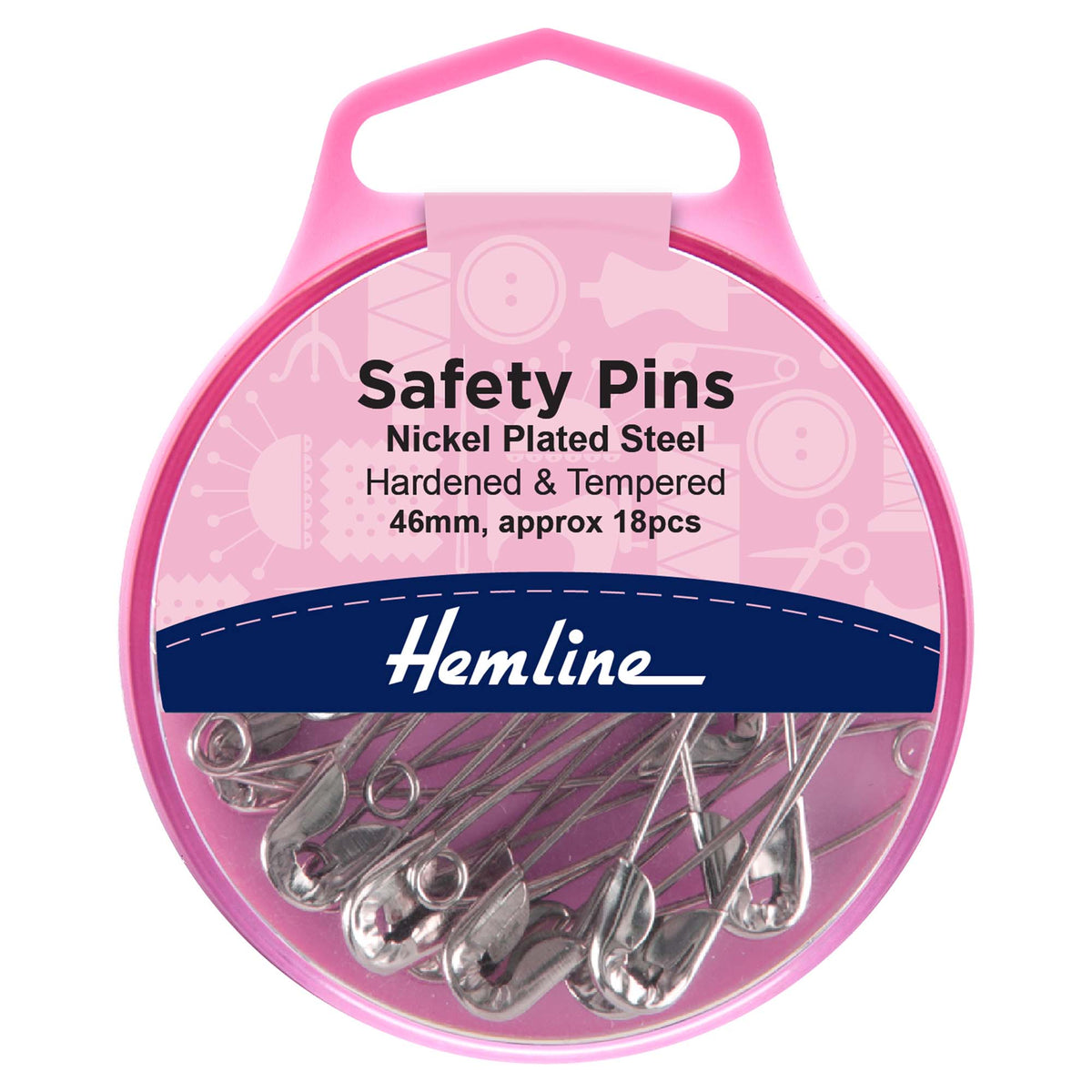 Hemline Safety Pins 46mm