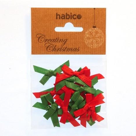 Mini Bows Red/Green